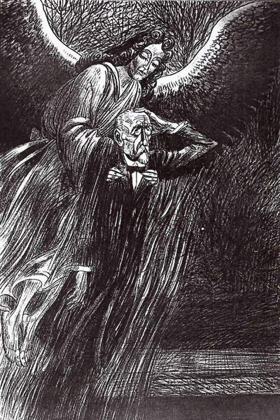 Angel Takes Ivan Hribar to Heaven by Hinko Smrekar